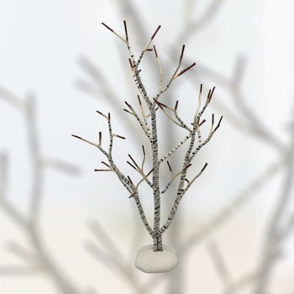 Department 56 Village Winter Birch Tree In original Box, Vintage 1990 Retired - Picture 5 of 16